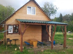 Баня на дровах Волковицы
