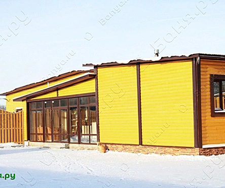 Русская баня на дровах